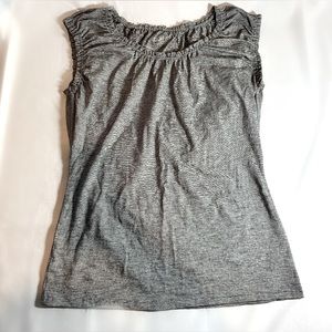 Ann Taylor LOFT Women’s Gray Sleeveless Top - Size L